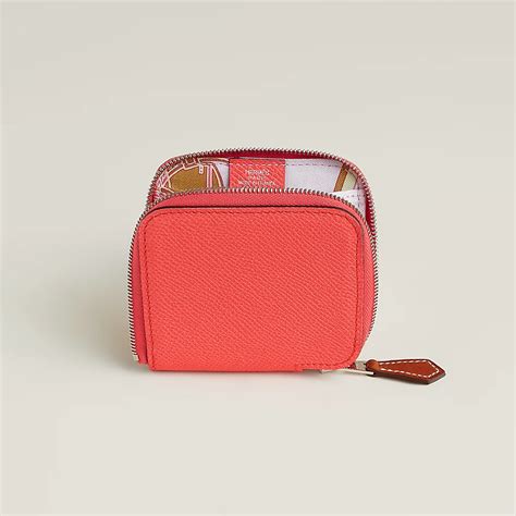 hermes silk change purse